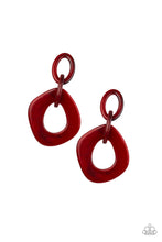 Load image into Gallery viewer, Paparazzi ~ Torrid Tropicana ~ Red Post Earrings