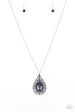 Load image into Gallery viewer, Paparazzi ~ Total Tranquility ~ Blue Moonstone Pendant Necklace Set
