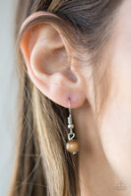 Load image into Gallery viewer, Paparazzi ~ Total Tranquility ~ Brown Moonstone Pendant Necklace Set
