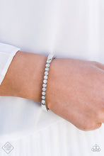 Load image into Gallery viewer, Paparazzi ~ Totally Trillionaire ~ White Bracelet (Fashion Fix Exclusive)