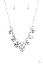 Load image into Gallery viewer, Paparazzi ~ Totally Twitterpated ~ Blue Inspirational Necklace Set