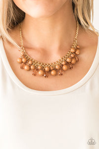 Paparazzi ~ Tour de Trendsetter ~ Brown Necklace Set