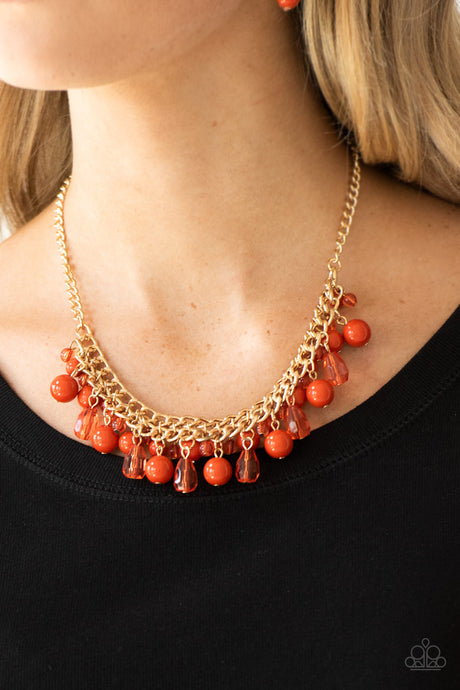 Paparazzi ~ Tour de Trendsetter ~ Orange Necklace Set
