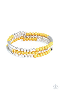 Paparazzi ~ Tourist Trap ~ Yellow Infinity Wrap Bracelet