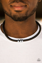 Load image into Gallery viewer, Paparazzi ~ Trail Rules ~ Men&#39;s Black Urban Necklace