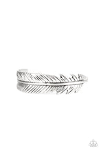 Load image into Gallery viewer, Paparazzi ~ Tran-QUILL-ity ~ Silver Cuff Bracelet