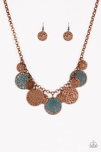 Paparazzi ~ Treasure HUNTRESS ~ Copper Necklace Set