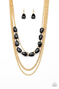 Paparazzi ~ Trend Status ~ Black Necklace Set