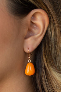 Paparazzi - Trend Status - Orange Necklace Set