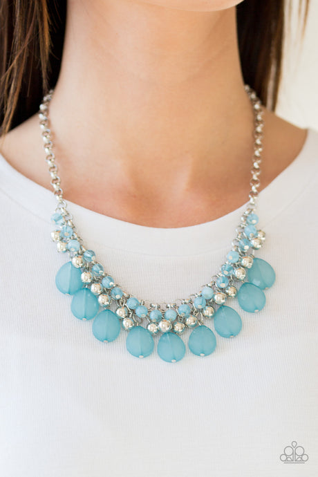 Paparazzi ~ Trending Tropicana ~ Blue Necklace Set