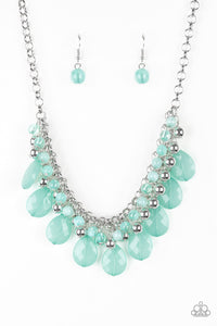 Paparazzi ~ Trending Tropicana ~ Green Necklace Set