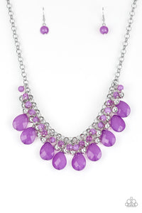 Paparazzi ~ Trending Tropicana ~ Purple Necklace Set