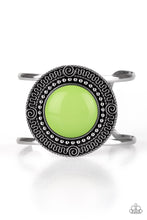 Load image into Gallery viewer, Paparazzi ~ Tribal Pop ~ Green Cuff Bracelet