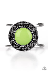 Paparazzi ~ Tribal Pop ~ Green Cuff Bracelet
