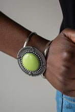 Load image into Gallery viewer, Paparazzi ~ Tribal Pop ~ Green Cuff Bracelet