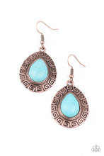 Load image into Gallery viewer, Paparazzi ~ Tribal Tango ~ Copper Earrings