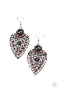 Paparazzi ~ Tribal Territory ~ Black Earrings