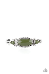Paparazzi ~ Tribal Trinket ~ Green Cuff Bracelet