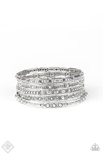 Load image into Gallery viewer, Paparazzi ~ Tribal Tycoon ~ Silver Bangle Bracelets (Fashion Fix Exclusive)