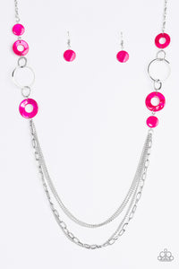 Paparazzi ~ Tropical Sunsets ~ Pink Necklace Set