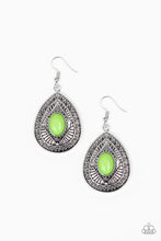 Load image into Gallery viewer, Paparazzi ~ Tropical Topography ~ Green Earrings