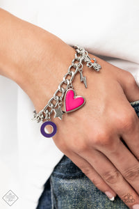 Paparazzi ~ Turn Up the Charm ~ Multi Bracelet (Fashion Fix Exclusive)