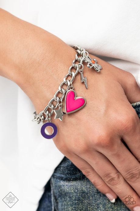 Paparazzi ~ Turn Up the Charm ~ Multi Bracelet (Fashion Fix Exclusive)