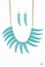 Load image into Gallery viewer, Paparazzi ~ Tusk Tundra ~ Blue  Turquoise Necklace  Set (Life of the Party Exclusive)