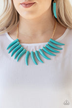 Load image into Gallery viewer, Paparazzi ~ Tusk Tundra ~ Blue  Turquoise Necklace  Set (Life of the Party Exclusive)