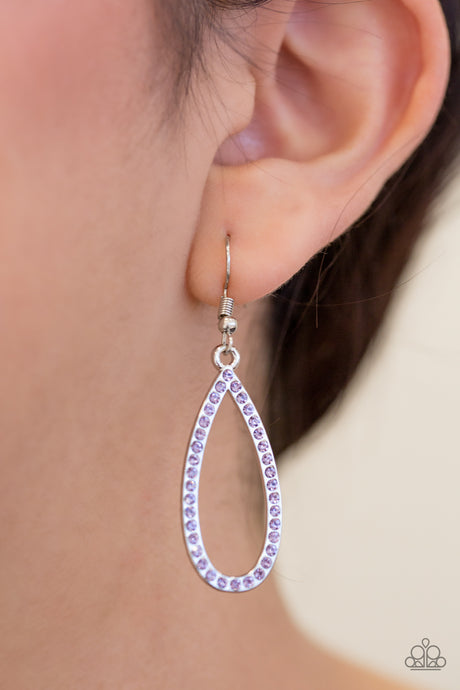 Paparazzi ~ Twilight Shimmer ~ Purple Earrings