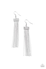 Load image into Gallery viewer, Paparazzi ~ Twinkling Tapestry ~ White Earrings