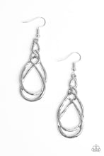 Load image into Gallery viewer, Paparazzi ~ Twisted Elegance ~ Silver Earrings