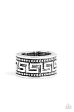 Load image into Gallery viewer, Paparazzi ~ Tycoon Tribe ~ Men&#39;s Silver Ring with Stretchy Band
