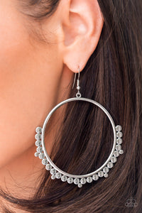Paparazzi - Ultra Untamable - Silver Earrings (Fashion Fix Exclusive)