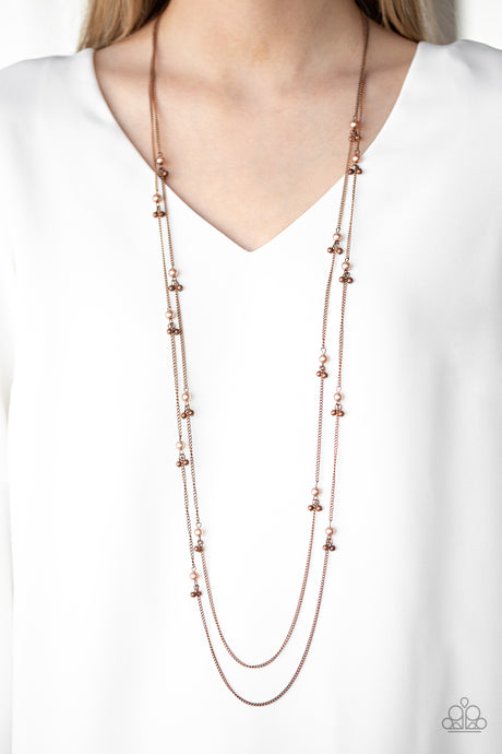Paparazzi ~ Ultrawealthy ~ Copper Necklace Set