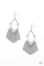 Load image into Gallery viewer, Paparazzi ~ Unchained Fashion ~ Silver Earrings