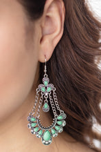 Load image into Gallery viewer, Paparazzi ~ Unique Chic ~ Green Earrings