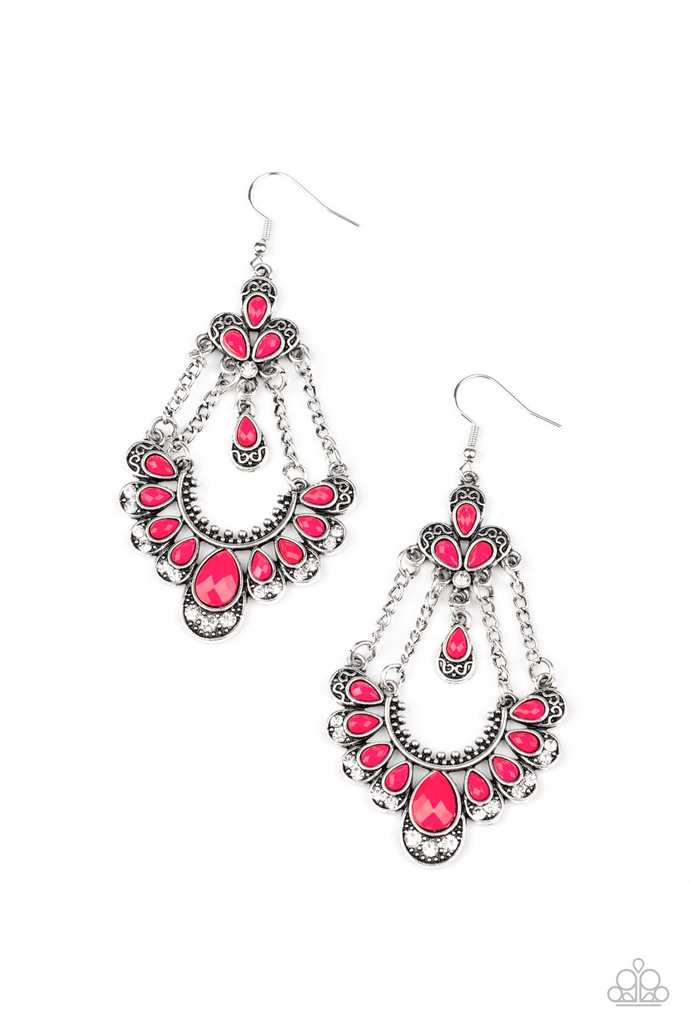 Paparazzi ~ Unique Chic ~ Pink Earrings
