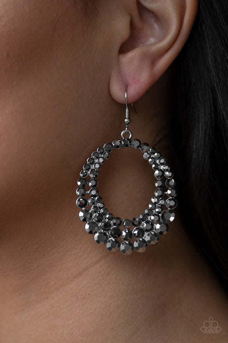 Paparazzi ~ Universal Shimmer ~ Silver Earrings
