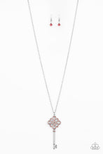 Load image into Gallery viewer, Paparazzi ~ Unlocked ~ Pink Necklace Set (Life of the Party Exclusive)