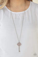 Load image into Gallery viewer, Paparazzi ~ Unlocked ~ Pink Necklace Set (Life of the Party Exclusive)