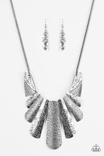 Load image into Gallery viewer, Paparazzi ~ Untamed ~ Silver Necklace Set
