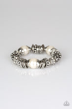 Load image into Gallery viewer, Paparazzi ~ Uptown Tease ~ White Pearl Bracelet