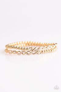 Paparazzi ~ Uptown Utopia ~ Gold Bracelet