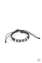 Load image into Gallery viewer, Paparazzi - Urban Cattle Drive - Men&#39;s Black Urban Bracelet