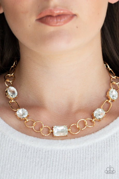 Paparazzi - Urban District - Gold Necklace - Klassy Jewelz Boutique
