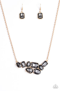 Paparazzi ~ Urban Dynasty ~ Gold Necklace Set