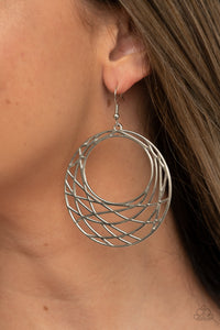 Paparazzi ~ Urban Lineup ~ Silver Earrings