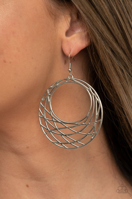 Paparazzi ~ Urban Lineup ~ Silver Earrings