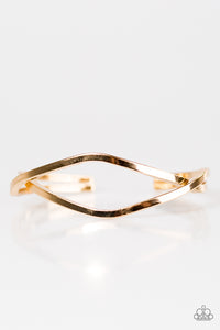 Paparazzi - Urban Refinery - Gold Cuff Bracelet